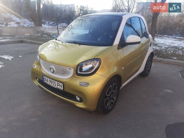 Желтый Смарт Форту, объемом двигателя 0.9 л и пробегом 72 тыс. км за 13600 $, фото 9 на Automoto.ua