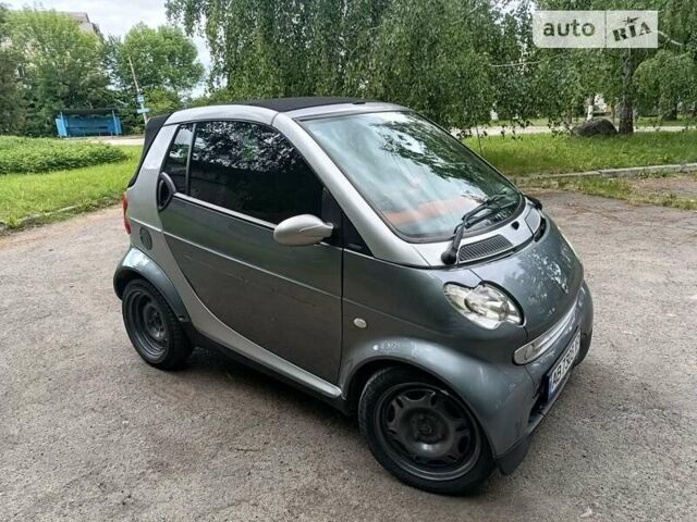 Сірий Смарт Fortwo, об'ємом двигуна 0.7 л та пробігом 163 тис. км за 3200 $, фото 4 на Automoto.ua