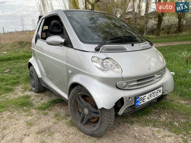 Сірий Смарт Fortwo, об'ємом двигуна 0.7 л та пробігом 155 тис. км за 3500 $, фото 19 на Automoto.ua