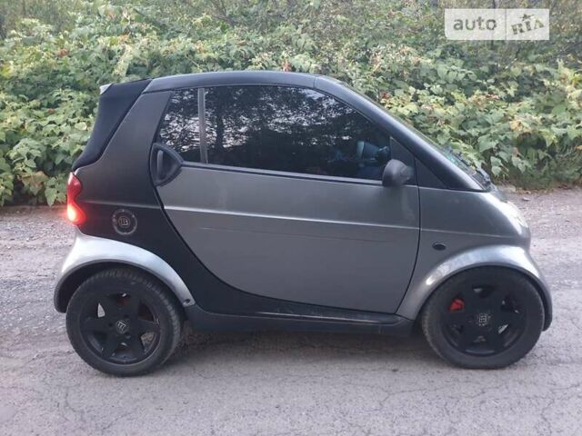 Сірий Смарт Fortwo, об'ємом двигуна 0.6 л та пробігом 245 тис. км за 2963 $, фото 2 на Automoto.ua