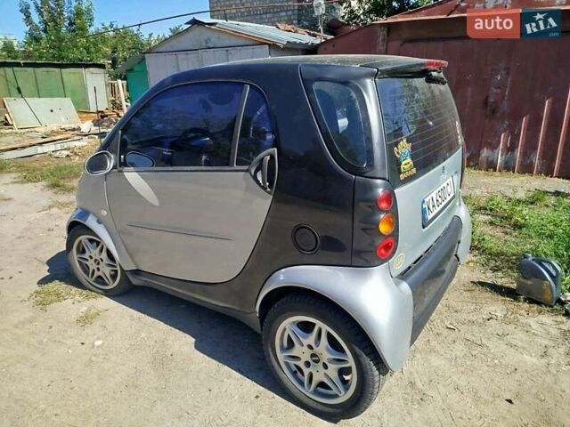Сірий Смарт Fortwo, об'ємом двигуна 0.6 л та пробігом 216 тис. км за 2500 $, фото 1 на Automoto.ua