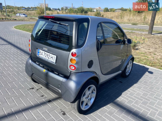 Сірий Смарт Fortwo, об'ємом двигуна 0.6 л та пробігом 124 тис. км за 3800 $, фото 20 на Automoto.ua