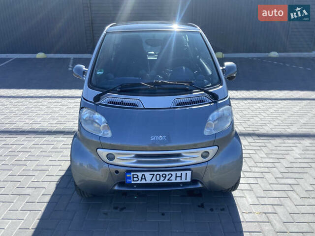 Сірий Смарт Fortwo, об'ємом двигуна 0.6 л та пробігом 124 тис. км за 3800 $, фото 3 на Automoto.ua