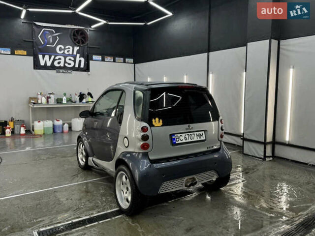 Сірий Смарт Fortwo, об'ємом двигуна 0.7 л та пробігом 224 тис. км за 3300 $, фото 5 на Automoto.ua