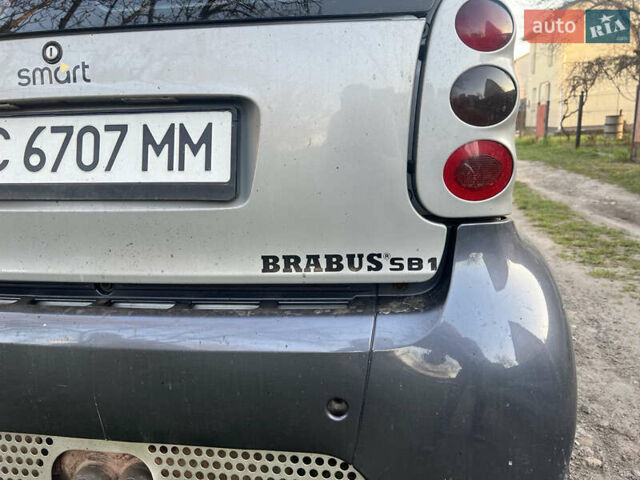 Сірий Смарт Fortwo, об'ємом двигуна 0.7 л та пробігом 224 тис. км за 3300 $, фото 18 на Automoto.ua