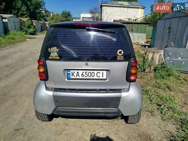 Сірий Смарт Fortwo, об'ємом двигуна 0.6 л та пробігом 216 тис. км за 2500 $, фото 6 на Automoto.ua