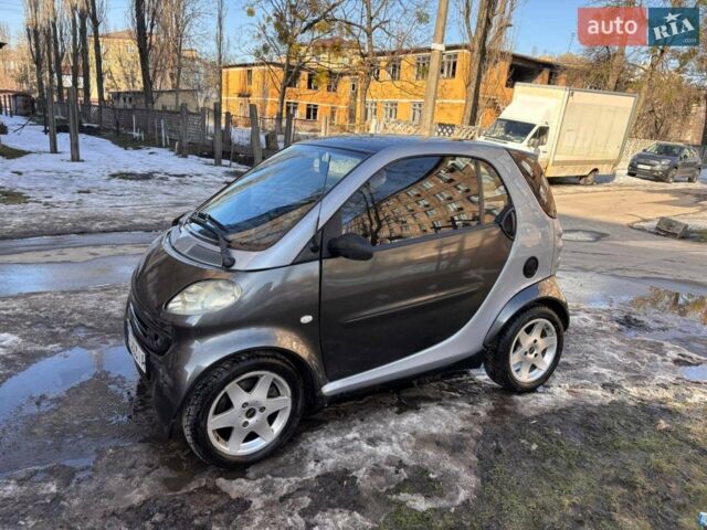 Сірий Смарт Fortwo, об'ємом двигуна 0.6 л та пробігом 170 тис. км за 3000 $, фото 5 на Automoto.ua