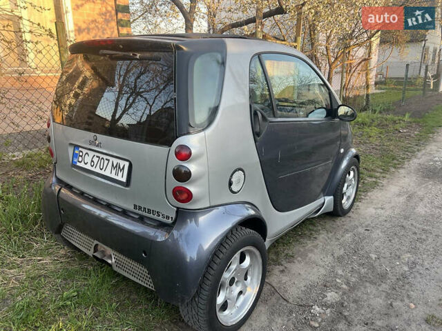 Сірий Смарт Fortwo, об'ємом двигуна 0.7 л та пробігом 224 тис. км за 3300 $, фото 11 на Automoto.ua
