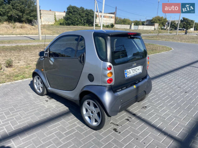 Сірий Смарт Fortwo, об'ємом двигуна 0.6 л та пробігом 124 тис. км за 3800 $, фото 18 на Automoto.ua