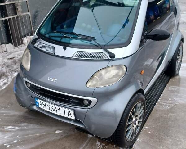 Сірий Смарт Fortwo, об'ємом двигуна 0.6 л та пробігом 202 тис. км за 2500 $, фото 2 на Automoto.ua