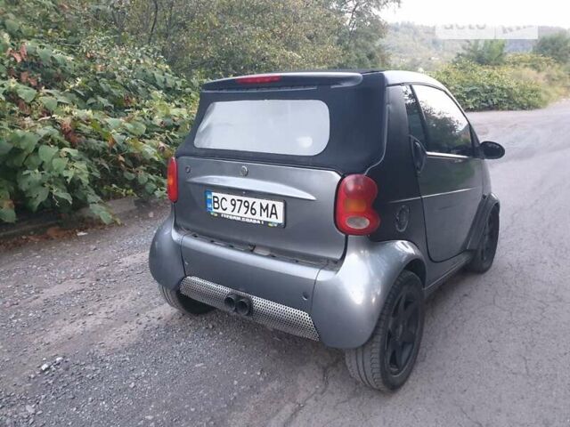 Сірий Смарт Fortwo, об'ємом двигуна 0.6 л та пробігом 245 тис. км за 2963 $, фото 3 на Automoto.ua