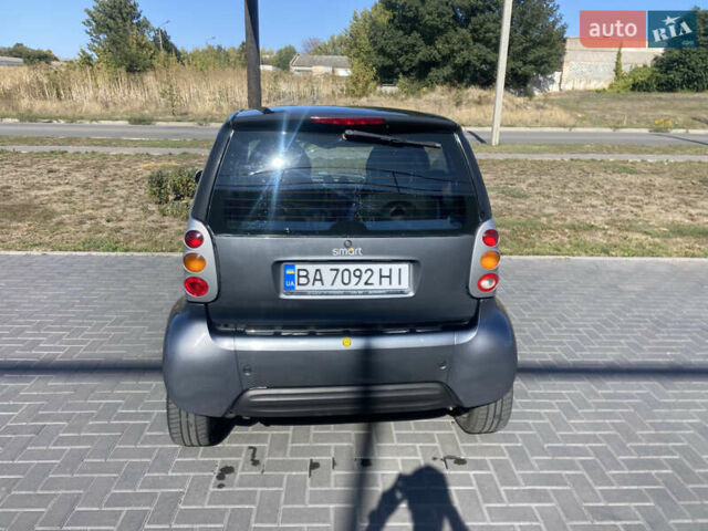 Сірий Смарт Fortwo, об'ємом двигуна 0.6 л та пробігом 124 тис. км за 3800 $, фото 19 на Automoto.ua