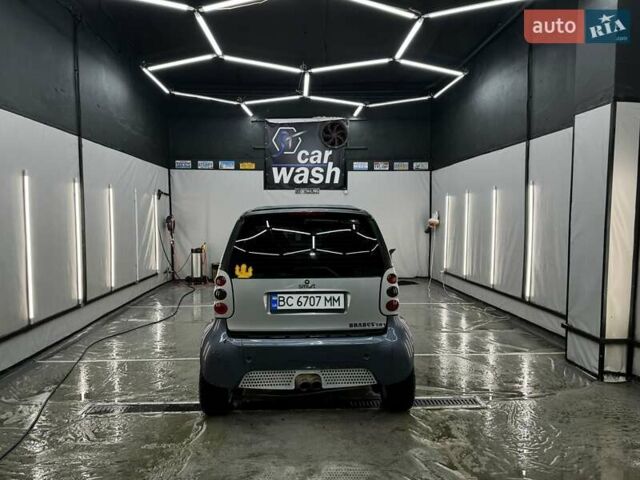 Сірий Смарт Fortwo, об'ємом двигуна 0.7 л та пробігом 224 тис. км за 2300 $, фото 3 на Automoto.ua