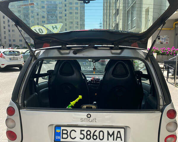 Сірий Смарт Fortwo, об'ємом двигуна 0.6 л та пробігом 223 тис. км за 1750 $, фото 1 на Automoto.ua