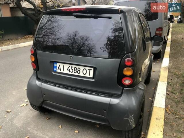 Сірий Смарт Fortwo, об'ємом двигуна 0.6 л та пробігом 218 тис. км за 2400 $, фото 3 на Automoto.ua