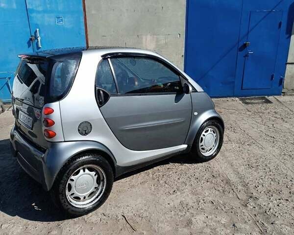Сірий Смарт Fortwo, об'ємом двигуна 0.7 л та пробігом 177 тис. км за 3500 $, фото 3 на Automoto.ua