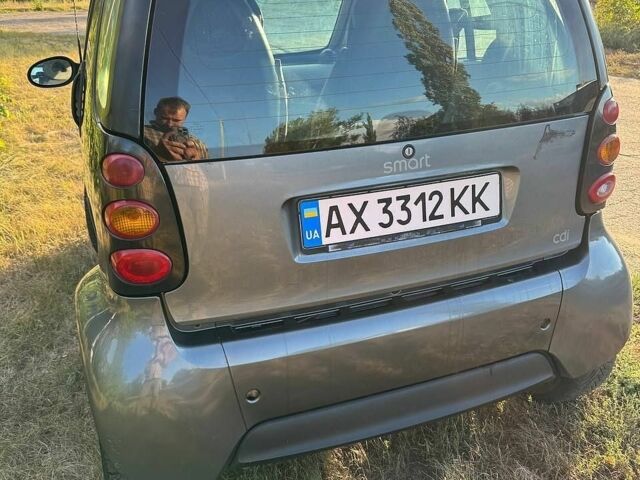 Сірий Смарт Fortwo, об'ємом двигуна 0.8 л та пробігом 186 тис. км за 2900 $, фото 1 на Automoto.ua
