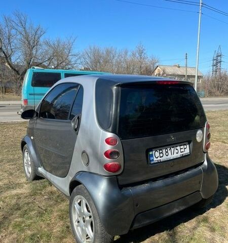 Сірий Смарт Fortwo, об'ємом двигуна 0.6 л та пробігом 212 тис. км за 2500 $, фото 2 на Automoto.ua