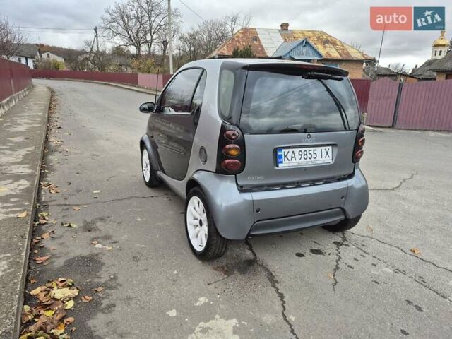 Сірий Смарт Fortwo, об'ємом двигуна 0.7 л та пробігом 200 тис. км за 3500 $, фото 4 на Automoto.ua
