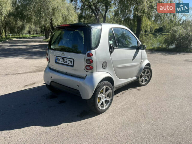 Сірий Смарт Fortwo, об'ємом двигуна 0.7 л та пробігом 170 тис. км за 2750 $, фото 4 на Automoto.ua