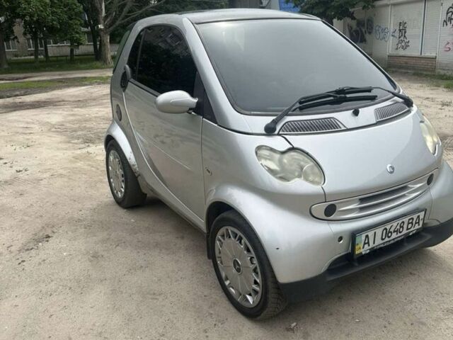 Сірий Смарт Fortwo, об'ємом двигуна 0.8 л та пробігом 197 тис. км за 3500 $, фото 1 на Automoto.ua