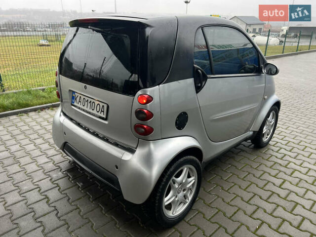Сірий Смарт Fortwo, об'ємом двигуна 0.8 л та пробігом 240 тис. км за 3800 $, фото 3 на Automoto.ua