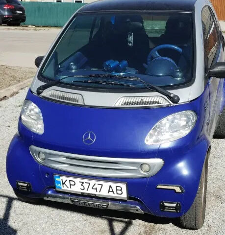 Синій Смарт Fortwo, об'ємом двигуна 0.6 л та пробігом 146 тис. км за 2600 $, фото 3 на Automoto.ua