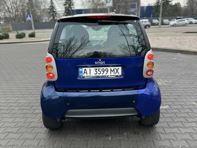 Синий Смарт Форту, объемом двигателя 0.6 л и пробегом 279 тыс. км за 2150 $, фото 4 на Automoto.ua