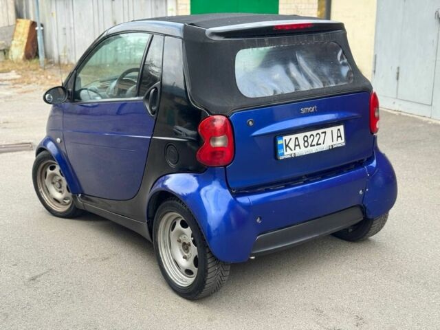 Смарт Fortwo 2002 у Києві на Automoto.ua Синій Смарт Fortwo, об'ємом двигуна 0.6 л та пробігом 125 тис. км за 1650 $, фото 6 на Automoto.ua