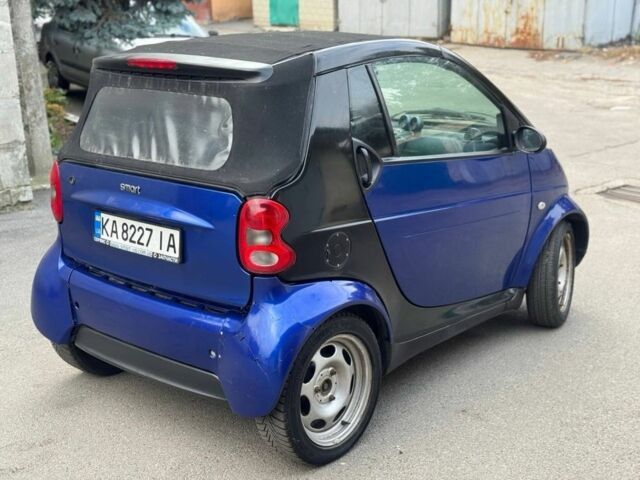 Смарт Fortwo 2002 у Києві на Automoto.ua Синій Смарт Fortwo, об'ємом двигуна 0.6 л та пробігом 125 тис. км за 1650 $, фото 5 на Automoto.ua