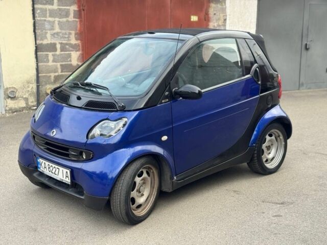 Смарт Fortwo 2002 у Києві на Automoto.ua Синій Смарт Fortwo, об'ємом двигуна 0.6 л та пробігом 125 тис. км за 1650 $, фото 1 на Automoto.ua
