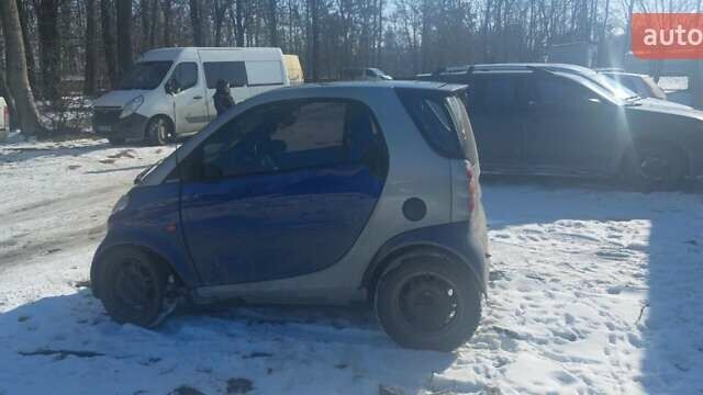 Синій Смарт Fortwo, об'ємом двигуна 0.6 л та пробігом 220 тис. км за 1400 $, фото 3 на Automoto.ua