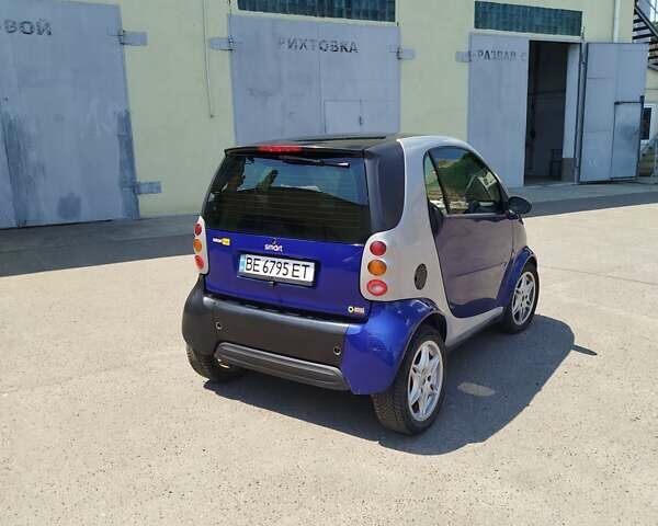 Синій Смарт Fortwo, об'ємом двигуна 0.6 л та пробігом 170 тис. км за 3200 $, фото 2 на Automoto.ua