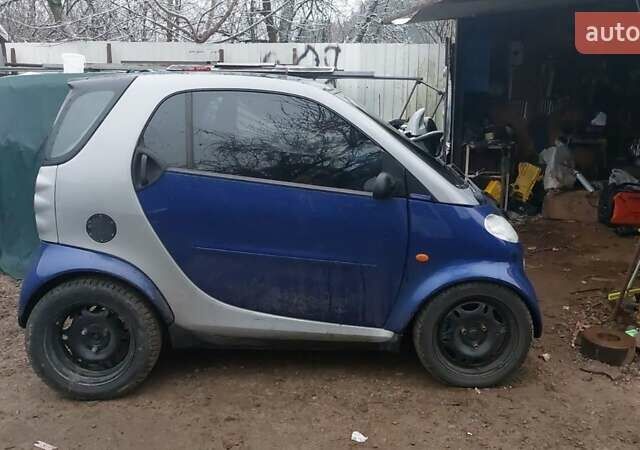 Синій Смарт Fortwo, об'ємом двигуна 0.6 л та пробігом 220 тис. км за 1400 $, фото 1 на Automoto.ua