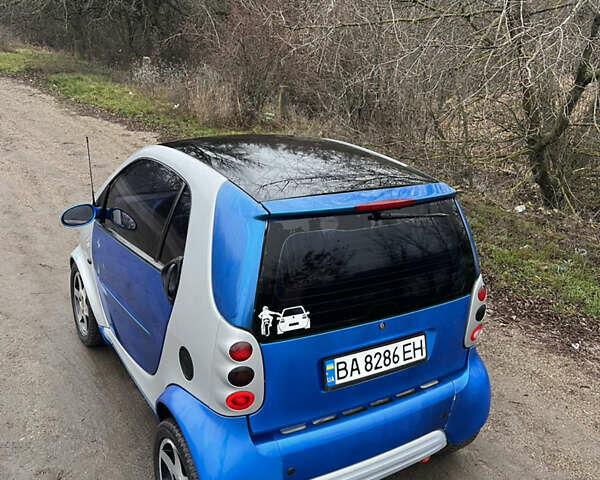 Синій Смарт Fortwo, об'ємом двигуна 0.6 л та пробігом 177 тис. км за 2900 $, фото 1 на Automoto.ua