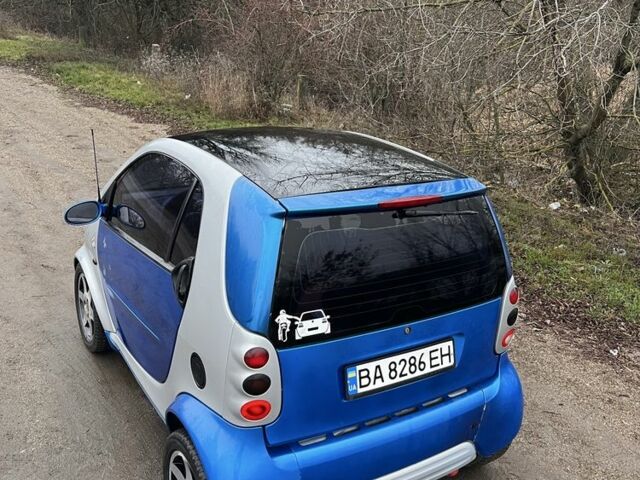 Синий Смарт Форту, объемом двигателя 0.6 л и пробегом 177 тыс. км за 3000 $, фото 1 на Automoto.ua