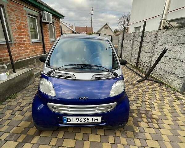 Синий Смарт Форту, объемом двигателя 0.6 л и пробегом 280 тыс. км за 3000 $, фото 4 на Automoto.ua