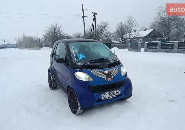 Синій Смарт Fortwo, об'ємом двигуна 0.6 л та пробігом 135 тис. км за 1700 $, фото 1 на Automoto.ua