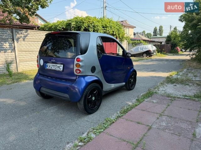 Синий Смарт Форту, объемом двигателя 0.6 л и пробегом 200 тыс. км за 2100 $, фото 6 на Automoto.ua