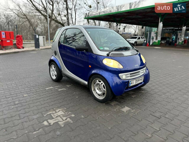 Синий Смарт Форту, объемом двигателя 0.6 л и пробегом 279 тыс. км за 2150 $, фото 1 на Automoto.ua