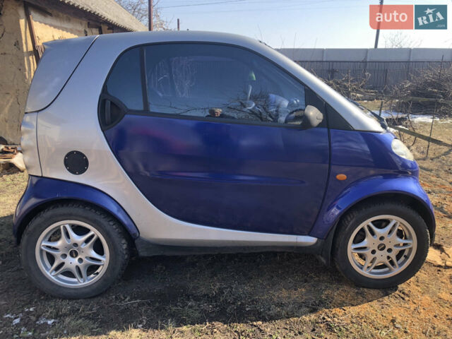 Синій Смарт Fortwo, об'ємом двигуна 0.8 л та пробігом 341 тис. км за 3200 $, фото 2 на Automoto.ua