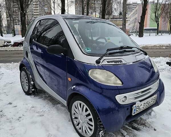 Синий Смарт Форту, объемом двигателя 0.6 л и пробегом 164 тыс. км за 2400 $, фото 1 на Automoto.ua
