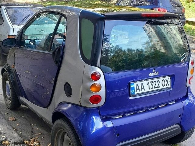 Синий Смарт Форту, объемом двигателя 0.6 л и пробегом 228 тыс. км за 3200 $, фото 8 на Automoto.ua