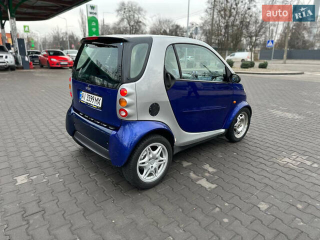 Синий Смарт Форту, объемом двигателя 0.6 л и пробегом 279 тыс. км за 2150 $, фото 2 на Automoto.ua