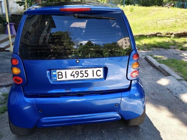 Синій Смарт Fortwo, об'ємом двигуна 0.8 л та пробігом 268 тис. км за 2261 $, фото 2 на Automoto.ua
