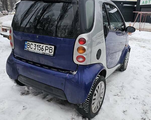 Синий Смарт Форту, объемом двигателя 0.6 л и пробегом 164 тыс. км за 2400 $, фото 3 на Automoto.ua