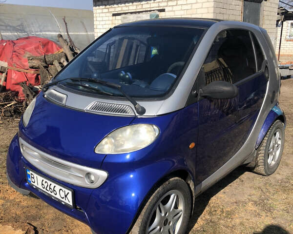 Синій Смарт Fortwo, об'ємом двигуна 0.8 л та пробігом 341 тис. км за 3500 $, фото 5 на Automoto.ua