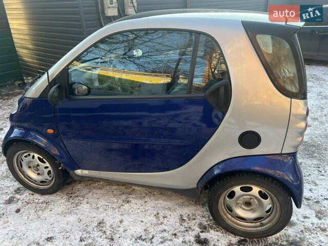 Синий Смарт Форту, объемом двигателя 0.6 л и пробегом 207 тыс. км за 2999 $, фото 2 на Automoto.ua