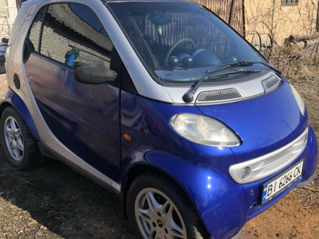 Синій Смарт Fortwo, об'ємом двигуна 0.8 л та пробігом 341 тис. км за 3200 $, фото 1 на Automoto.ua