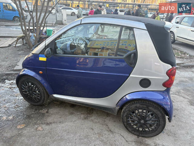 Синий Смарт Форту, объемом двигателя 0.6 л и пробегом 175 тыс. км за 2200 $, фото 2 на Automoto.ua